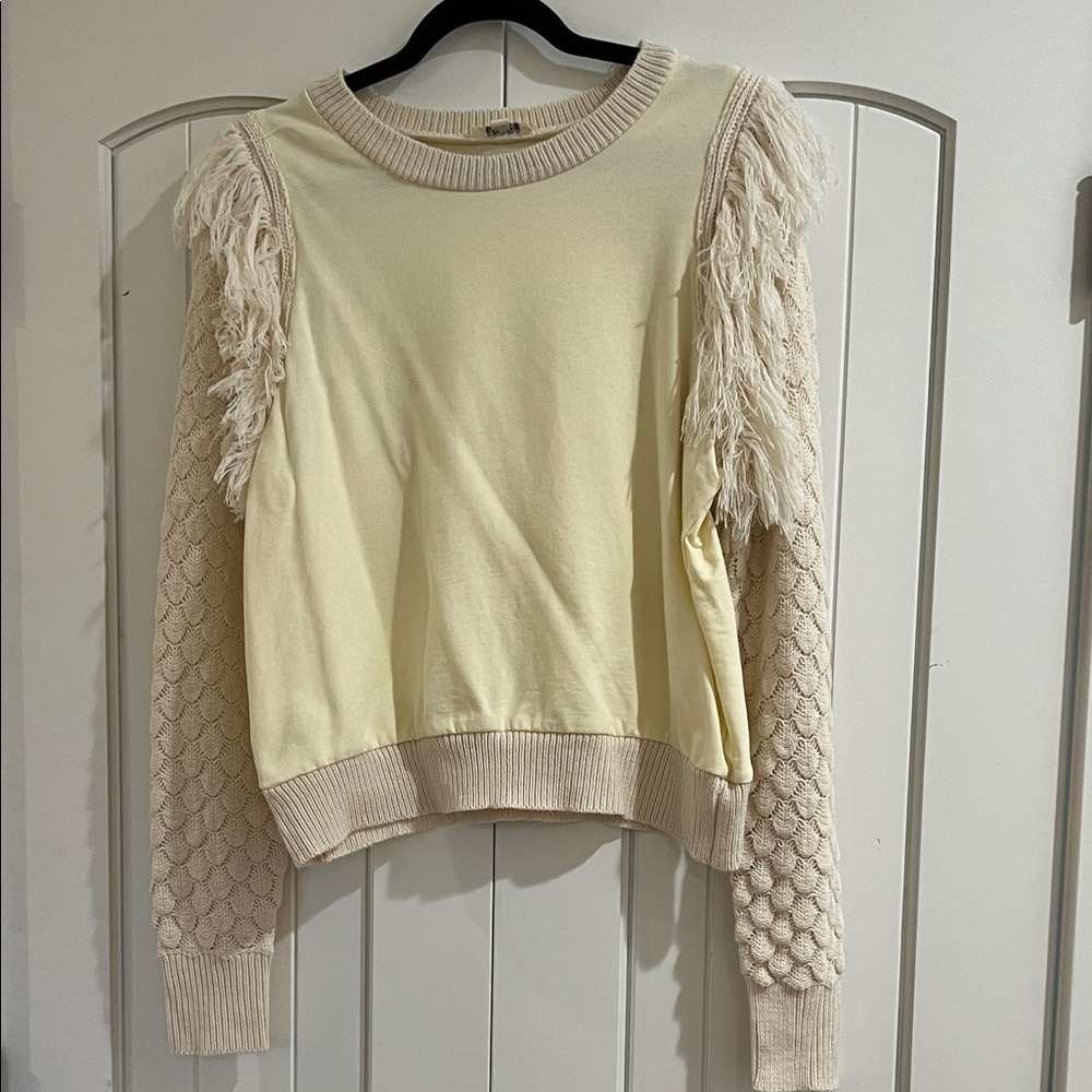 Umgee Cream Knit Sweater
